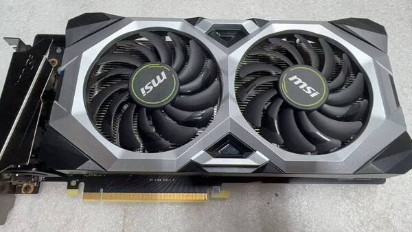 B5104 中古ジャンク品 ビデオカード MSI-RTX2070-Super VENTUS GP OC 通電できます、起動できます、ドライバー更新できます、動作不安定