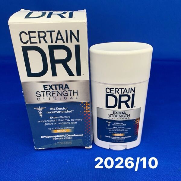 K72 CERTAIN サーテン DRI エクストラストレングスソリッド 48g 制汗 制汗剤 デオドラント