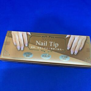 C1515 Nailux ネイルチップ つけ爪 クリア な サンディング 加工済 ネイル 300枚セット 収納ケース付