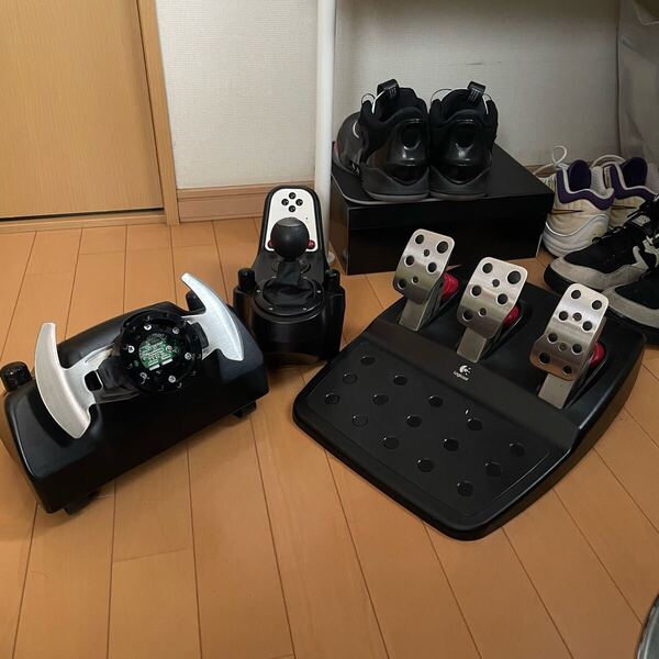 Logicool G27 Racing Wheel LPRC-13500 ステアリングアダプター コンバーター付