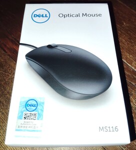 ☆【新品未開封】DELL 純正 USB光学式マウス MS116 デル 有線マウス メーカー純正【★ご希望個数可★】Optical Mouse LED光学式 PC周辺機器
