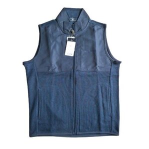 新品 SANTA BARBARA 紺 切り替え カット ベスト M メンズ 紳士 POLO & RACQUET CLUB サンタバーバラ ポロ