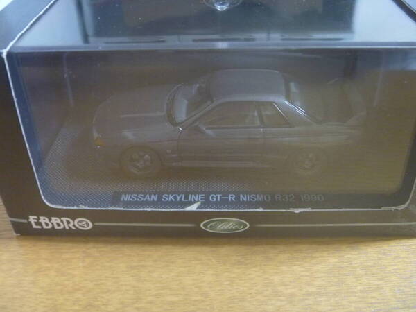 EBBRO 1/43 NISSAN SKYLINE GT-R NISMO R32 1990 GUN GRAY エブロ 日産 スカイライン NISMO R32 ガングレー