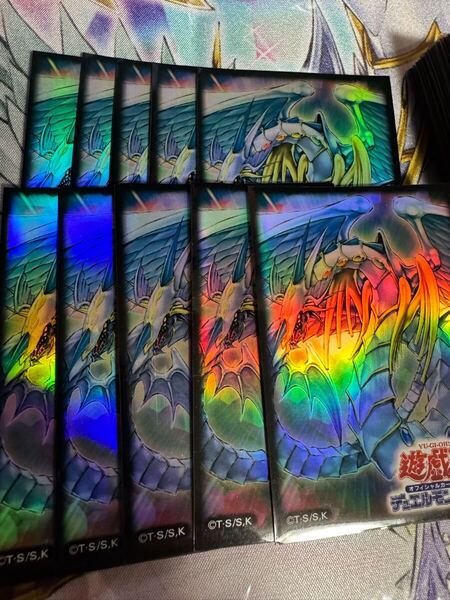 究極宝玉神 レインボー・ドラゴン スリーブ 遊戯王 スリーブ 70枚