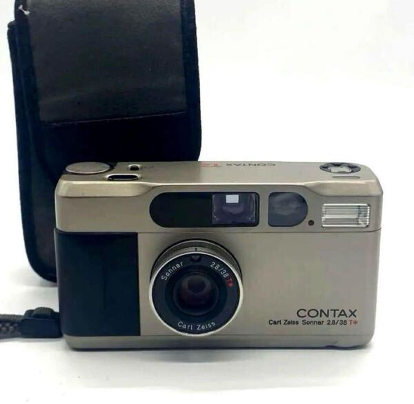 @Contax T2 チタンシルバー コンタックス フィルムカメラ コンパクトフィルムカメラ