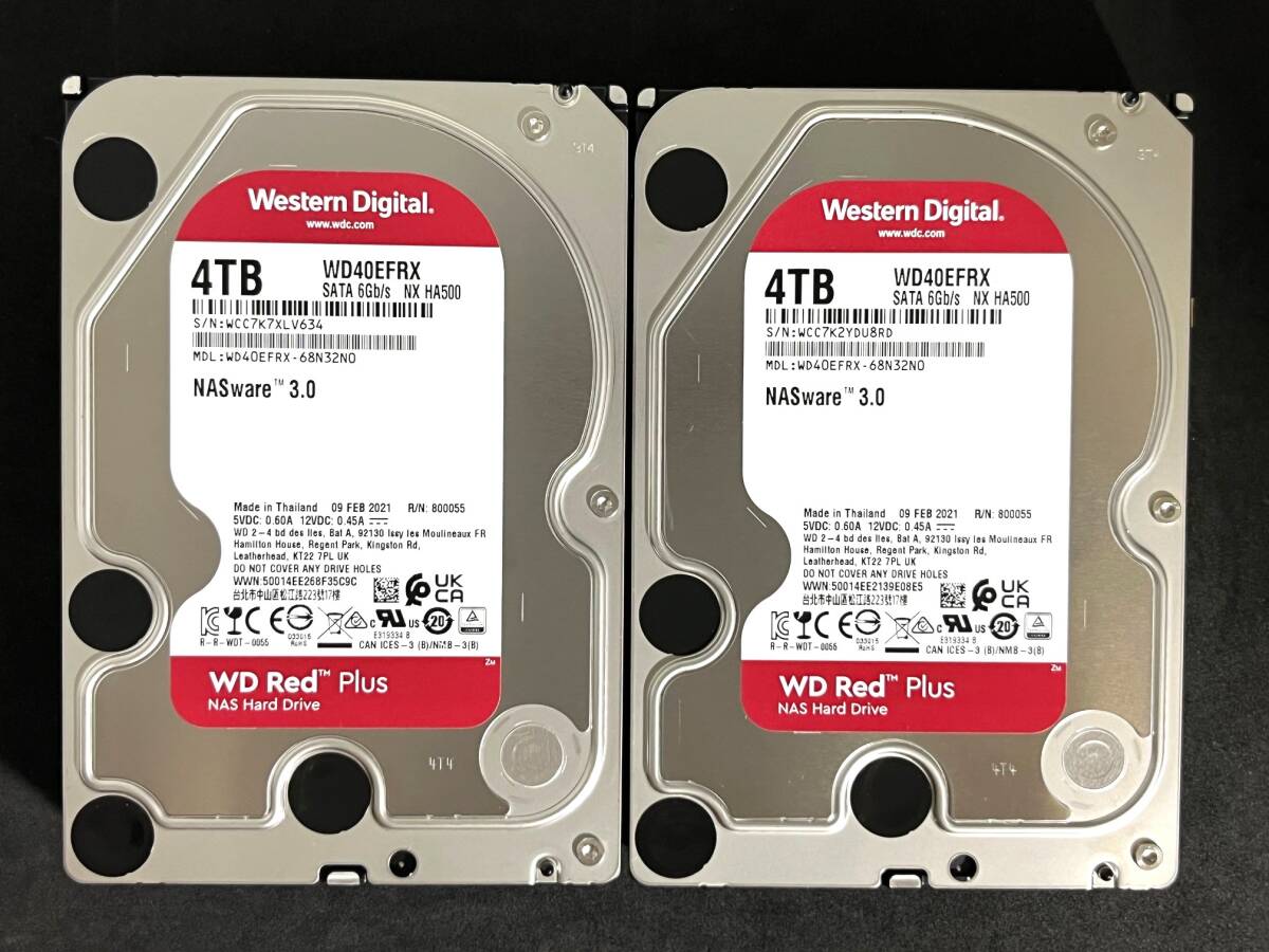 WD Red Plus 8TB HDD 3.5インチ 新品未開封 Amazon | WD80EFPX [WD Red Plus（8TB 3.5インチ SATA 6G