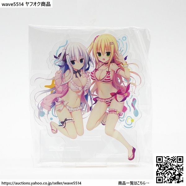 【新品/送料無料】ラズベリーキューブ アクリルキャラクタースタンド 瑠莉&悠 / 美少女ゲーム 限定版特典 アクリルフィギュア アクスタ