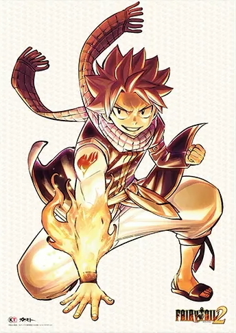 【新品】FAIRY TAIL2 描き下ろしイラストB2布ポスター 単品 / フェアリーテイル ナツ GUILD BOX 限定版 特典 グッズ 真島ヒロ