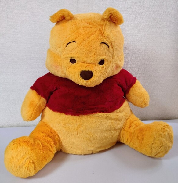 くまのプーさん ビッグサイズ ぬいぐるみ 非売品 赤いほっぺ グランデぬいぐるみ おすわりVer. 新品 送料無料 匿名配送