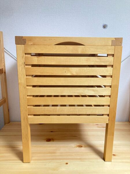 廃盤品!! IKEA MOLGER イケア モルゲル 収納 スツール ナチュラル