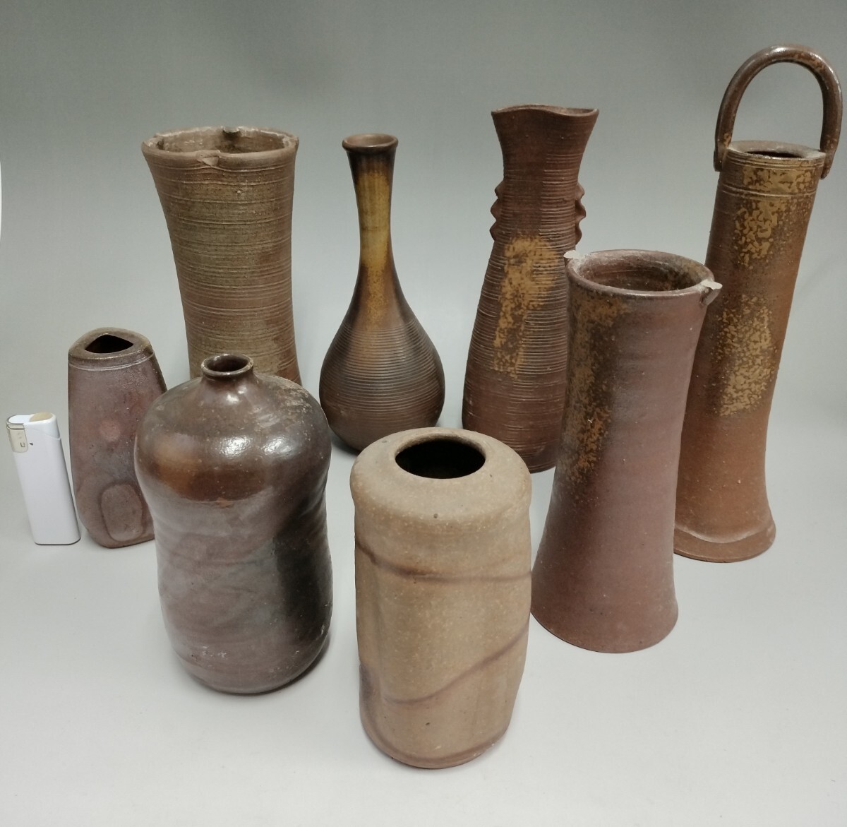 新素材新作 Yahoo!オークション 花瓶」(アンティーク -「備前焼 工芸品