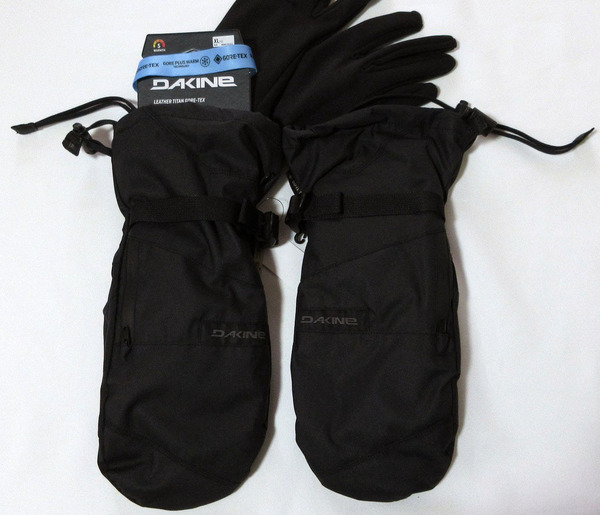 Dakine (ダカイン) レザー TITAN ゴアテックス ミトン グローブ Gore plus warm XLサイズ ブラック スキー スノボ Gore-tex