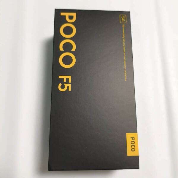 送料無料 動作確認済み Xiaomi POCO F5 グローバル版 ブラック RAM 8GB ROM 256GB 中古 美品