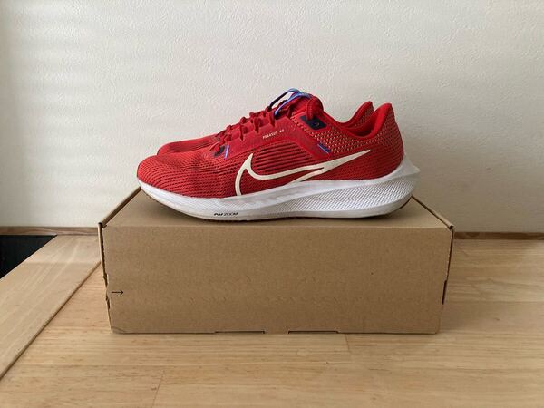 Nike ナイキ エア ズーム ペガサス40 ランニングシューズ ユニバーシティレッド DV3853-600