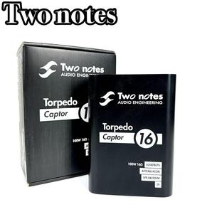 未使用級 Two Notes Torpedo Captor 16 ロードボックス トゥーノーツ アッテネーター アンプ用DI 楽器 レコーディング PC周辺機器