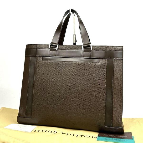 極美品 LOUIS VUITTON ルイヴィトン タイガ カスベックPM M31028 ビジネスバッグ ハンドバッグ トート フォーマル 男女兼用 レザー 人気