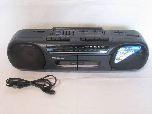【即決価格】Panasonic パナソニック「ラジカセ RX-FT53 カセットレコーダー」ジャンク品