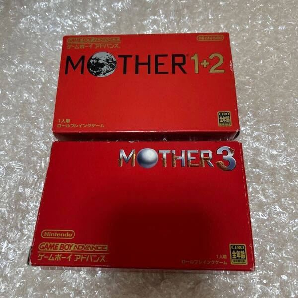 送料無料 MOTHER1+2 MOTHER3 GBAソフト