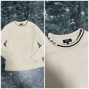 A.P.C (アーペーセー) クルーネックロゴスウェット トレーナー Mサイズ