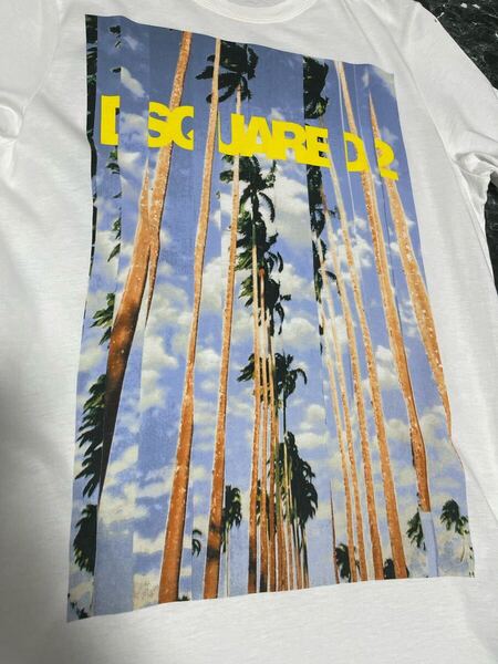Dsquared2 ディースクエアード フォト 半袖 ロゴTシャツ Lサイズ