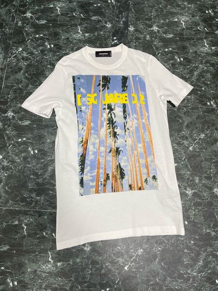 Dsquared2 ディースクエアード フォト 半袖 ロゴTシャツ Lサイズ
