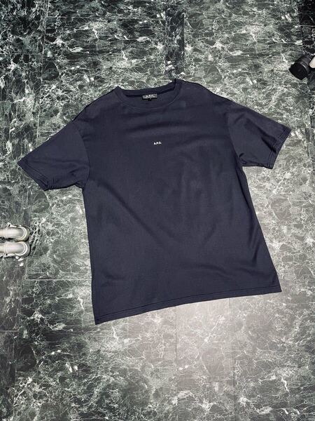 アーペーセー A.P.C. ミニロゴ クルーネック 半袖Tシャツ カットソー M