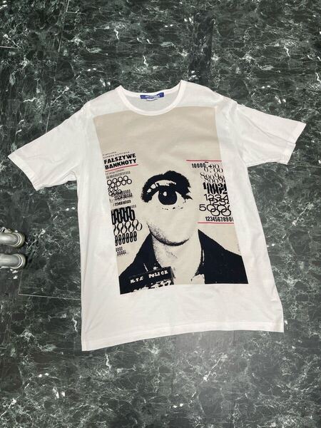 コムデギャルソンジュンヤワタナベマン 半袖Tシャツ カットソー Lサイズ WHT