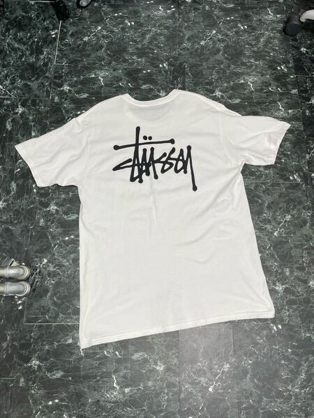 STUSSY ステューシー ビッグロゴ Tシャツ 半袖 Lサイズ