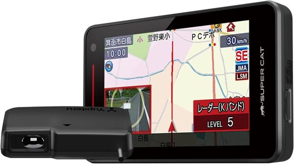 即決■ユピテル レーザー&レーダー探知機 YK-3000T セパレートタイプ JMA-520 JMA-401対応 Kバンド自動切替 無線LAN搭載