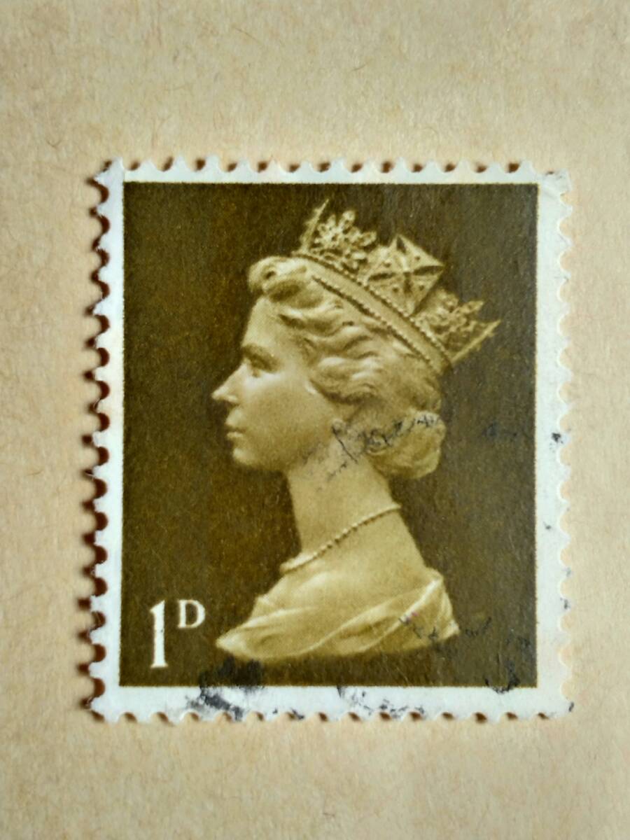 4050　外国切手　イギリス　1978年　エリザベス 女王即位25周年 記念 イギリスの切手・1978年・女王戴冠式25年（4）