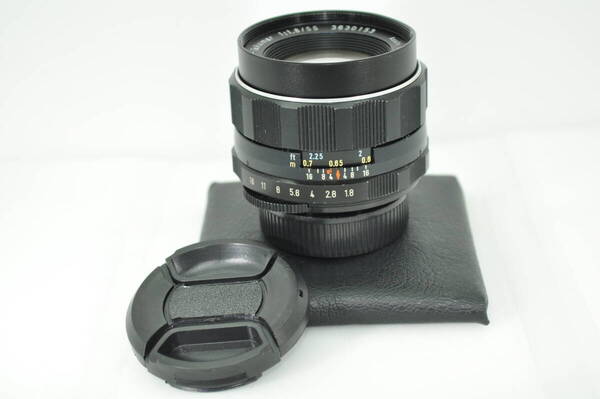 送料無料♪★美品★PENTAX ペンタックス Super-Takumar 55mm F1.8 M42マウント 単焦点レンズ 907#