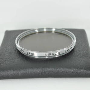★レア品 希少品 ★ Nikon ニコン NIKKOR レンズフィルター 銀枠 52mm L39