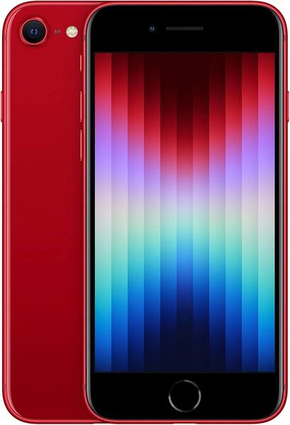 ★新品未開封★iPhone SE 第3世代 256GB レッド/シムフリー/極薄ケース&ブルーライトカットフィルム付き SE3-467