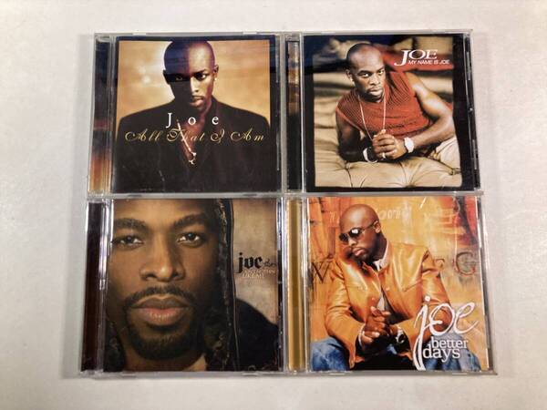 【W9936】ジョー CD アルバム 4枚セット●Joe Thomas●All That I Am●My Name Is Joe●Better Days●Ain't Nothin' Like Me