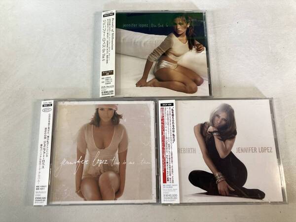 【W9959】ジェニファー・ロペス CD アルバム 国内盤 帯付き 3枚セット●Jennifer Lopez●On the 6●This Is Me... Then●Rebirth