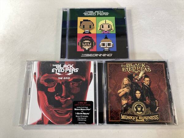 【W9961】ブラック・アイド・ピーズ CD アルバム 3枚セット●The Black Eyed Peas●Monkey Business●The E.N.D.●The Beginning