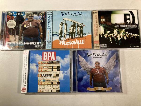 【W9979】ファットボーイ・スリム CD アルバム 5枚セット●Fatboy Slim●You've Come a Long Way, Baby●Palookaville