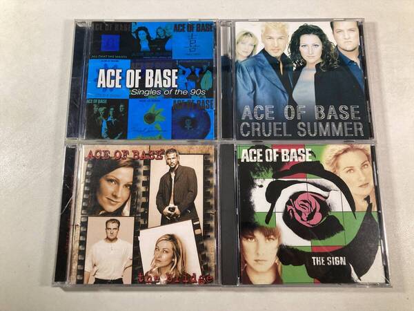 【9982】エイス・オブ・ベイス CD アルバム 4枚セット●Ace Of Base●The Sign●The Bridge●Cruel Summer●Singles of the 90s