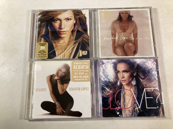 【W9983】ジェニファー・ロペス CD アルバム 4枚セット●Jennifer Lopez●J.Lo●This Is Me... Then●Rebirth●Love?