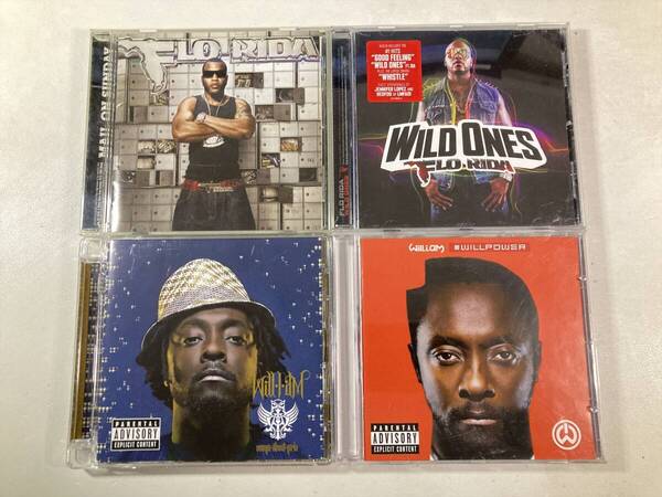 【W9985】フロー・ライダー ウィル・アイ・アム CD アルバム 4枚セット●Flo Rida●will.i.am●Mail on Sunday●Songs About Girls