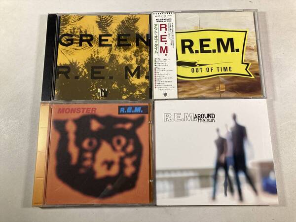 【W9996】R.E.M. CD アルバム 4枚セット●R.E.M.●Green●Out of Time●Monster●Around the Sun