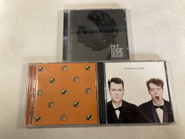 【W0016】ペット・ショップ・ボーイズ CD アルバム 3枚セット●Pet Shop Boys●Release●Very●Actually