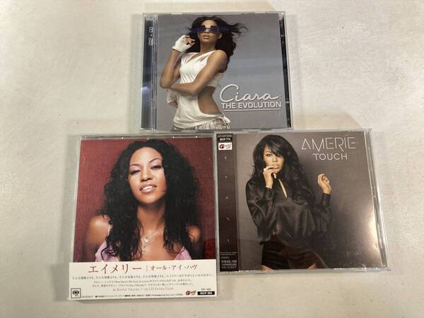 【W0021】エイメリー シアラ CD アルバム 3枚セット●Amerie●Ciara●All I Have●Touch●The Evolution
