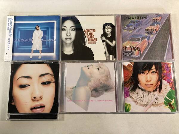 【W0051】宇多田ヒカル CD シングル 6枚セット●Automatic●Addicted To You●タイム・リミット●Final Distance●Can You Keep A Secret?