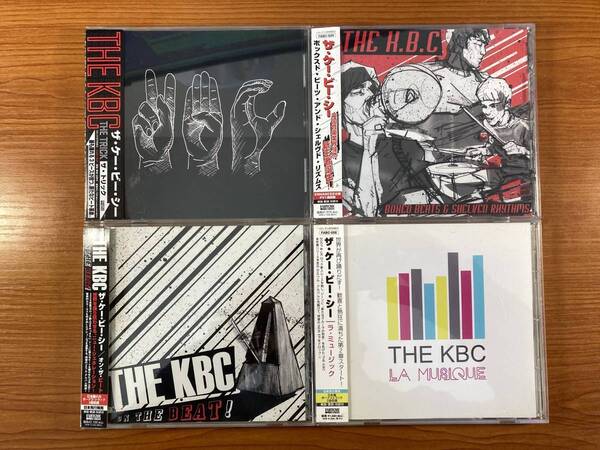 【W5761】ザ・ケー・ビー・シー CD 国内盤 帯付き 4枚セット●THE KBC●The Trick●Boxed Beats Shelved Rhythms●On the Beat●La Musique