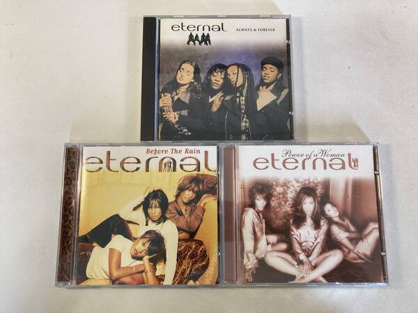 【W8961】エターナル CD アルバム 3枚セット●Eternal●Always & Forever●Before the Rain●Power of a Woman