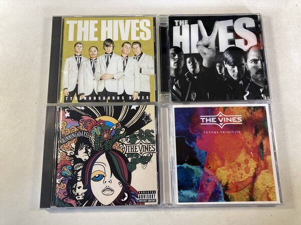 【W0053】ザ・ハイヴス ザ・ヴァインズ CD アルバム 4枚セット●The Hives●The Vines●Tyrannosaurus Hives●Winning Days