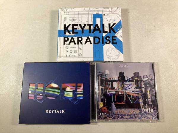 【W0058】KEYTALK CD アルバム DVD付き 3枚セット●OVERTONE●HOT!●PARADISE