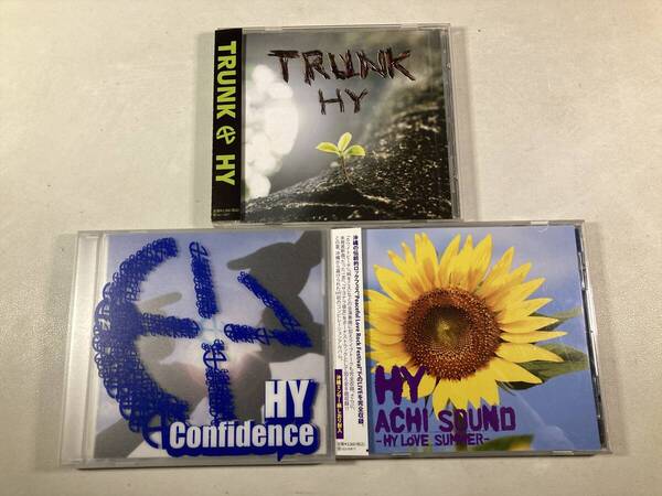 【W0059】HY CD アルバム 3枚セット●TRUNK●Confidence●ACHI SOUND ~HY LOVE SUMMER~