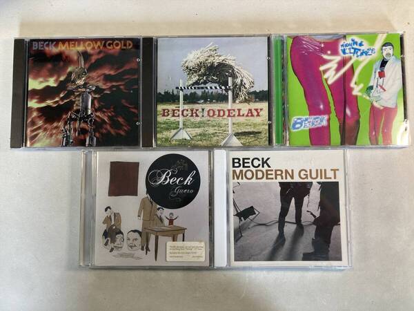 【W9272】BECK CD アルバム 5枚セット●Mellow Gold●Odelay●Midnite Vultures●Guero●Modern Guilt